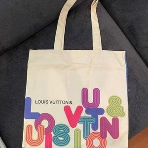 Louis Vuitton & Exhibition Exclusive Shenzhen Event Canvas Eco Tote Bag